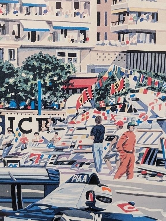 Randy Owens | Randy Owens 1990 Monaco Grand Prix Serigraph (1990 ...