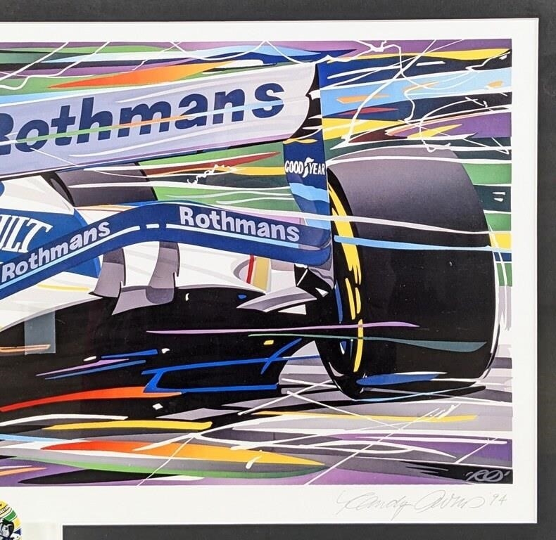 Randy Owens | Ayrton Senna F1 May Day Print by Randy Owens | MutualArt