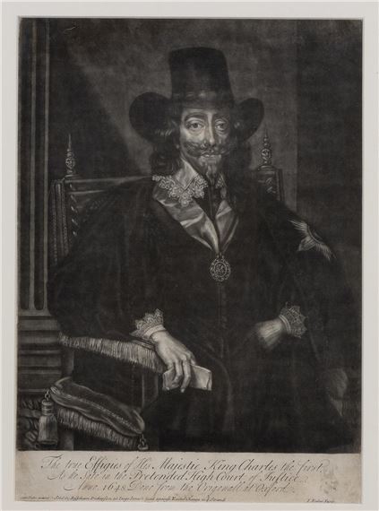 J  KING CHARLES IN A CHAIR AT HIS TRIAL - Edward Bower