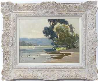 On the Hampshire Avon - Frederick Milner