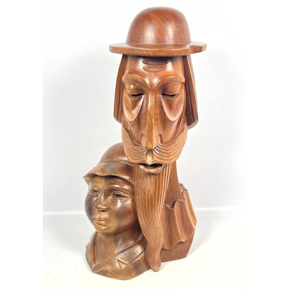 南米エクアドルの木彫作家ルイス・ポトシの作品　Luis Potosi Luis Potosi | Abstract Wood Sculpture | MutualArt