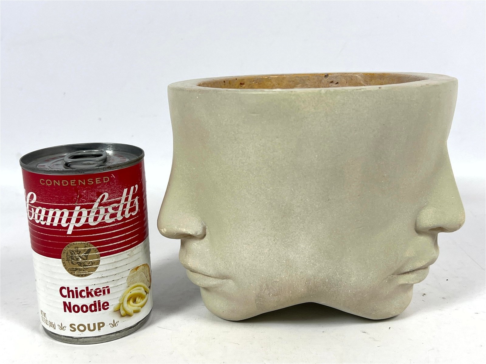 Richard Etts RICHARD ETTS Small Multi Face Planter. Paint finish