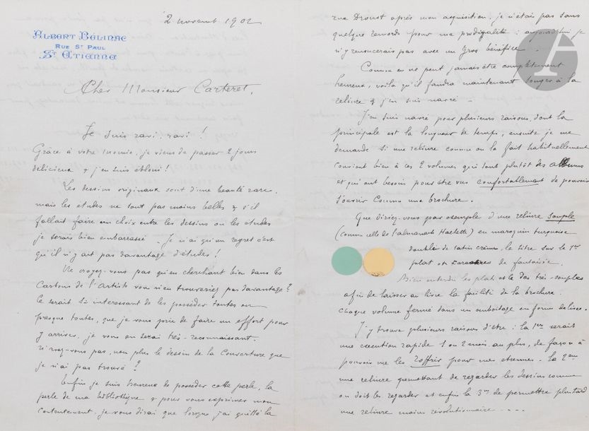 Artwork by Alexandre Lunois, Le Roman de la Momie., Made of burin