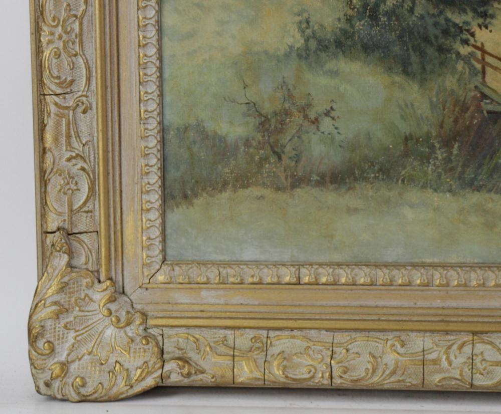 Artwork by G. Roger, G. Roger, Winter Snow in the Mountains, Made of oil on canvas