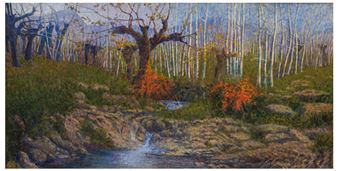 Paesaggio invernale - Vittore Grubicy de Dragon