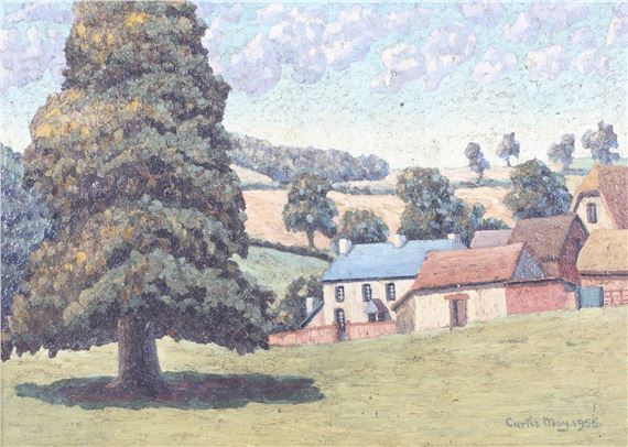 'Wiltshire Farm 1956'. by Frederick Newton Curtis Moy, 1956