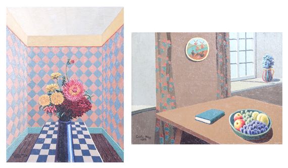 'The Fruit Bowl 1966' and 'Summer 1960'. by Frederick Newton Curtis Moy, 1966