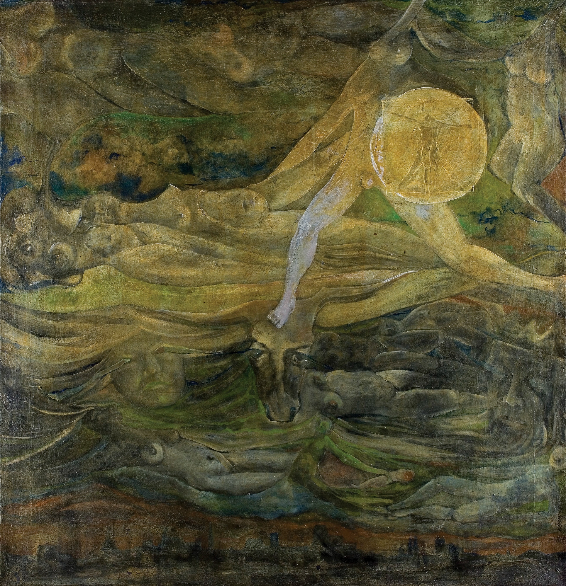 Artwork by Marian Dąbrowski, FORMY BIO, Made of olej, płótno