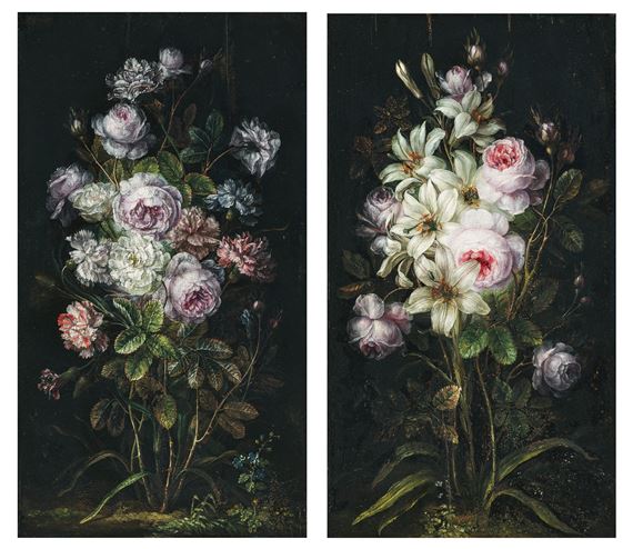 Roses by Charles Seveaux, 1749