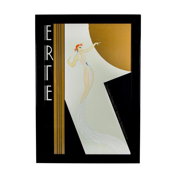 ERTE ポスター Amazon.com: MOJDI Erte Art Poster, 1987 FANTASIA Surrounded by