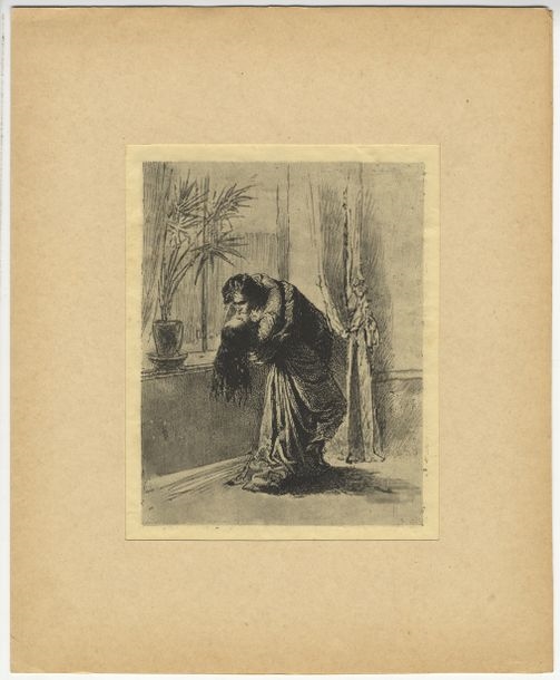Impression Sur Toile Mihaly Zichy – Rencontre Romantique – Érotisme – Reproduction D'art Giclée