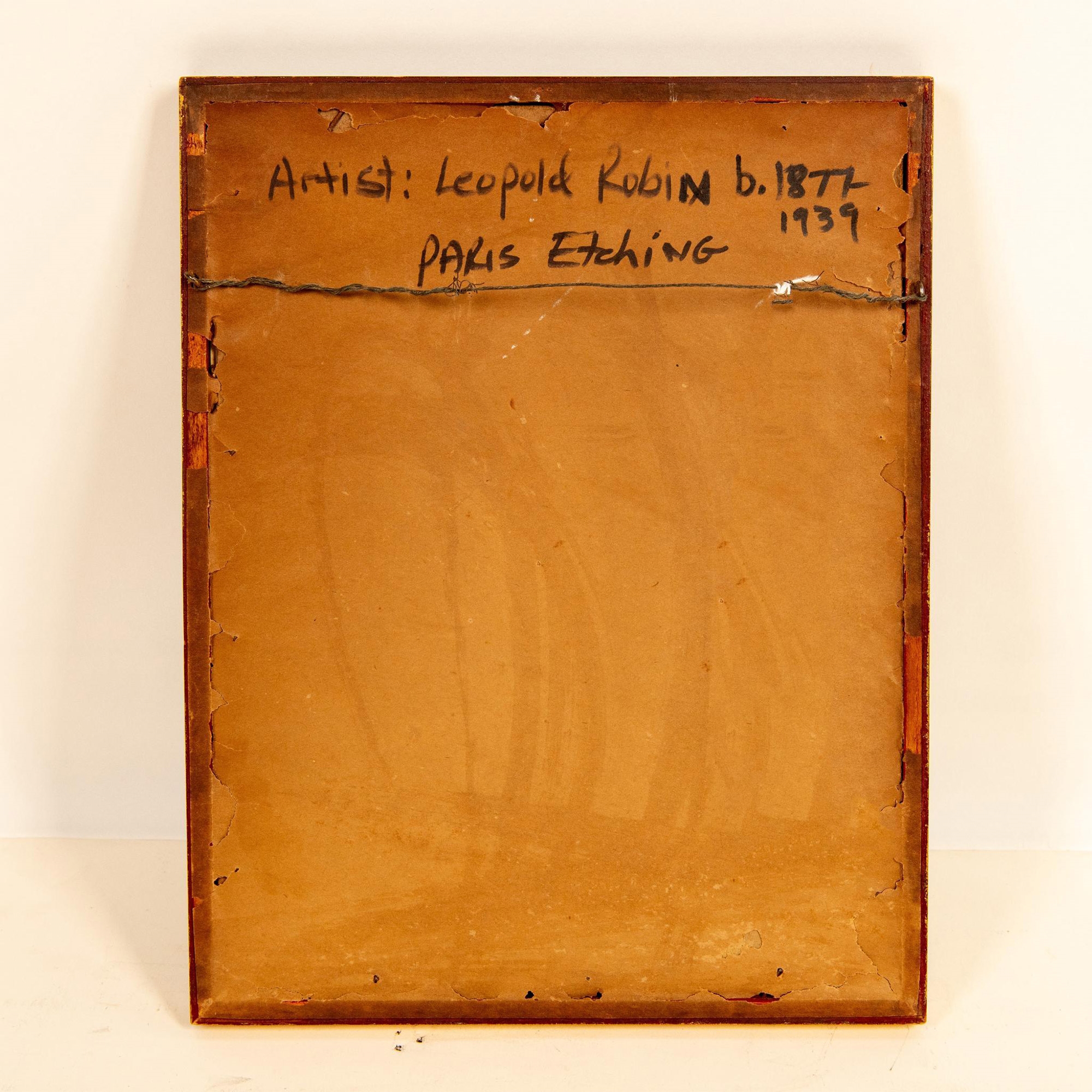 Leopold ROBIN | Leopold Robin, Original French Etching on Paper, Signed ...