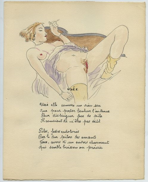 Artwork by Raymond Radiguet, Raymond RADIGUET. ROJAN, in the spirit of. Vers libres, par ? Aux dépens d'un amateur pour le profit de quelques autres, Made of Arches vellum