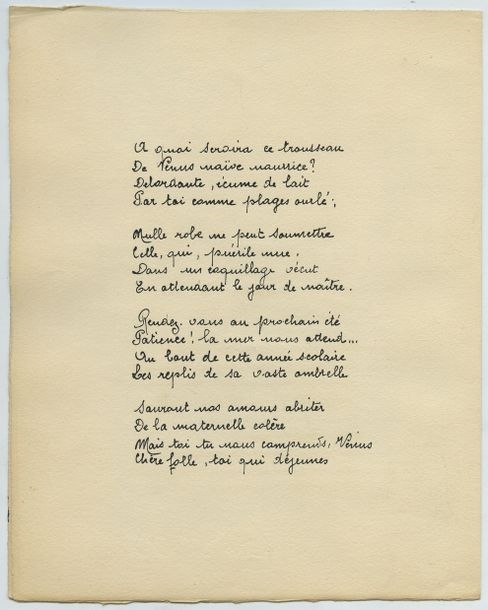 Artwork by Raymond Radiguet, Raymond RADIGUET. ROJAN, in the spirit of. Vers libres, par ? Aux dépens d'un amateur pour le profit de quelques autres, Made of Arches vellum