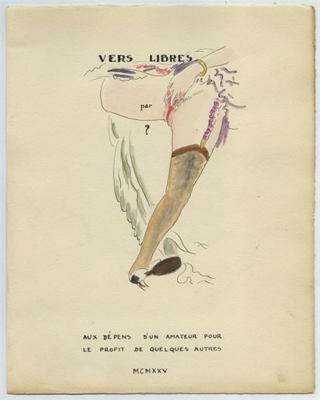 Raymond RADIGUET. ROJAN, in the spirit of. Vers libres, par ? Aux dépens d'un amateur pour le profit de quelques autres - Raymond Radiguet