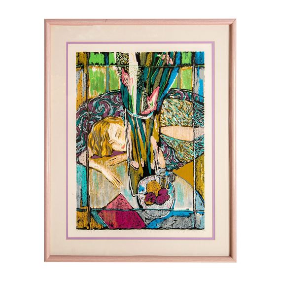 Petar Panov Chuklev (Bulgarian b.1936) Original Silkscreen by Petar Panov Chuklev, 1990