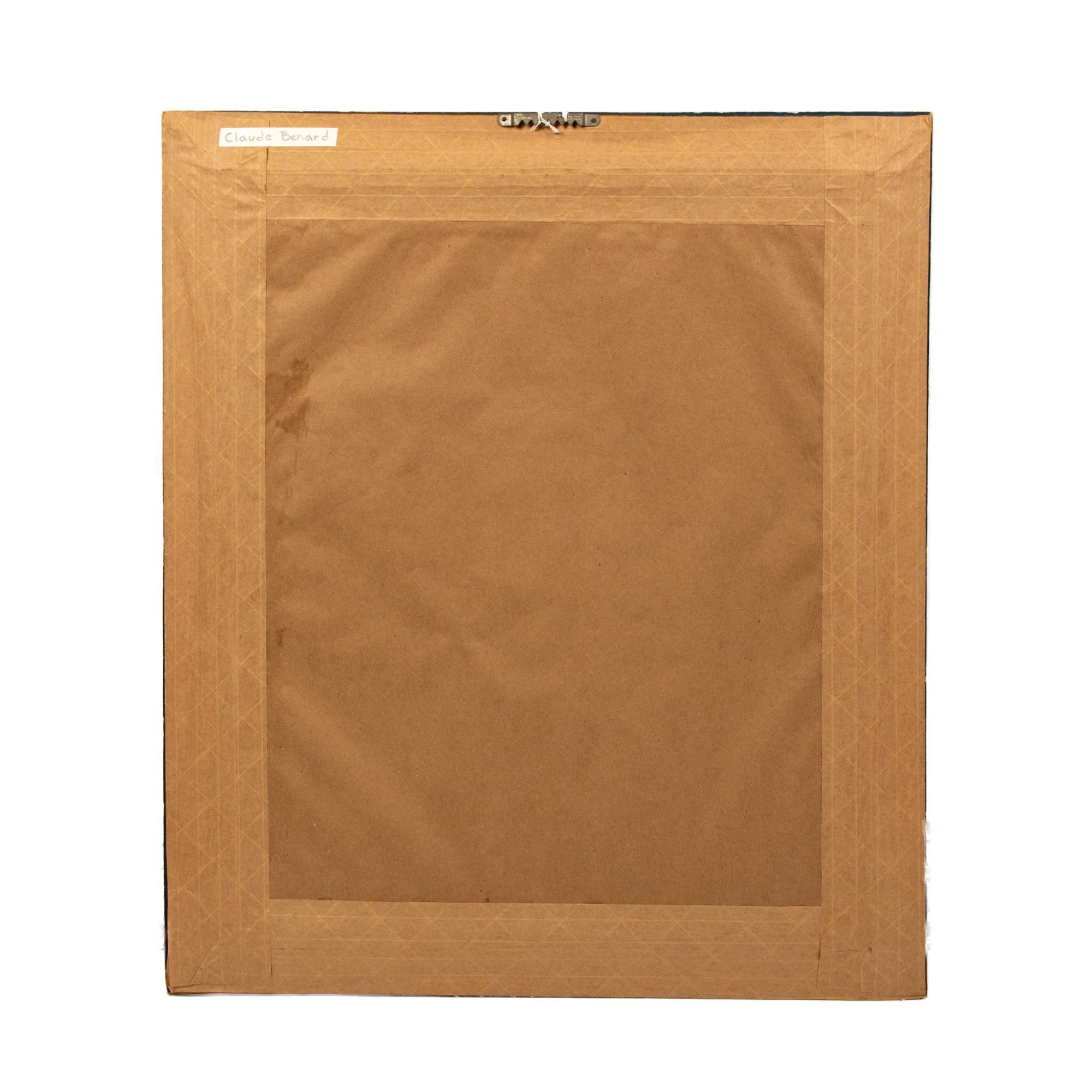 Artwork by Claude Benard, Claude Benard, Original Oil on Canvas, Child Portrait Signed, Made of oil on canvas