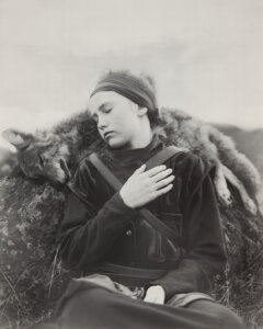 Artwork by Beth Moon, Whisper of the Coyote, Made of Platinum print