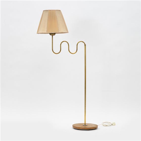 a floor lamp, model "15335", Arvid Böhlmarks Lampfabrik, 1940s by Harald Notini, 1940s
