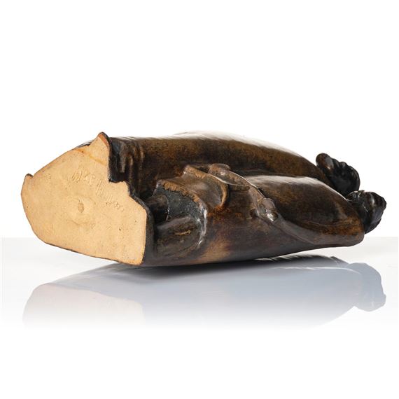 Åke Holm | Saul and David, a stoneware sculpture, Höganäs, Sweden