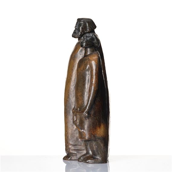 Åke Holm | Saul and David, a stoneware sculpture, Höganäs, Sweden