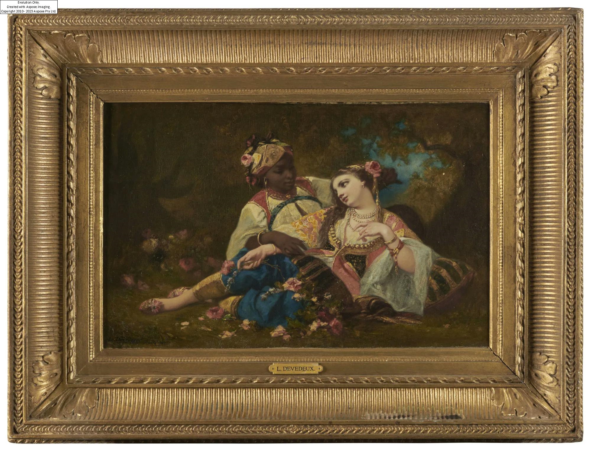 Artwork by Louis Devedeux, Rêverie, Made of oil on canvas