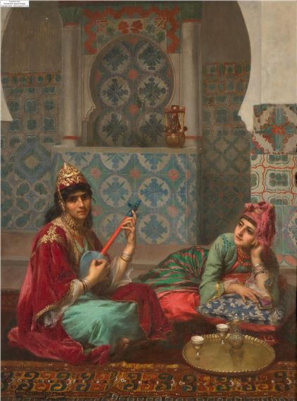 Le Concert by Gaston Casimir Saint-Pierre