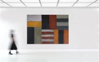 Cut Ground Orange - Sean Scully