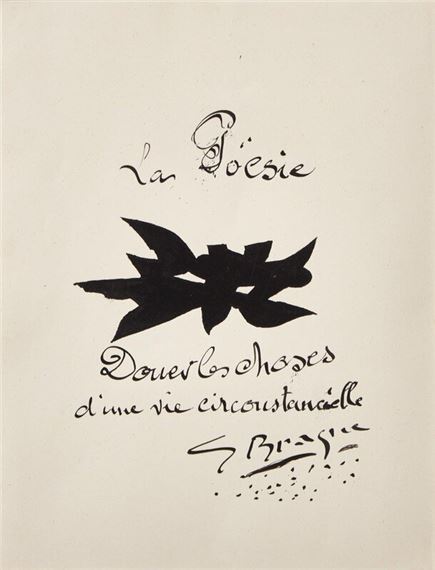 Georges Braque | La Poésie (1954) | MutualArt