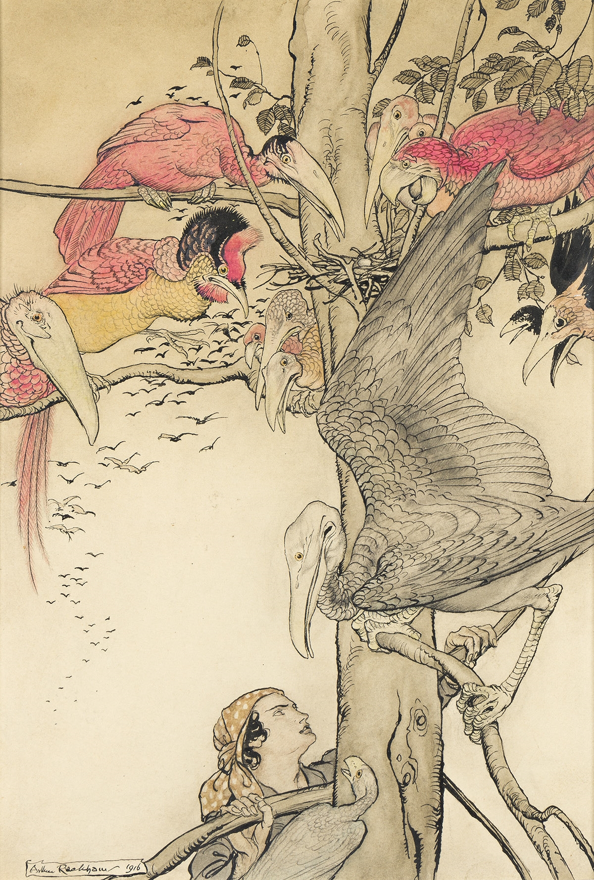 Arthur Rackham | ARTHUR RACKHAM (1867-1939 (1916) | MutualArt
