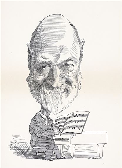 DAVID LEVINE (1926-2009 by David Levine, May 21