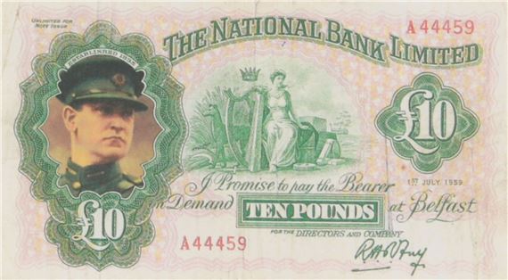 Hugh Clawson | MICHAEL COLLINS TEN POUND NOTE | MutualArt