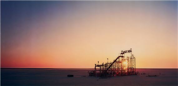 Achterbahnruine "Wilde Maus" (Aus: Real Landscapes by Thomas Wrede, 2013
