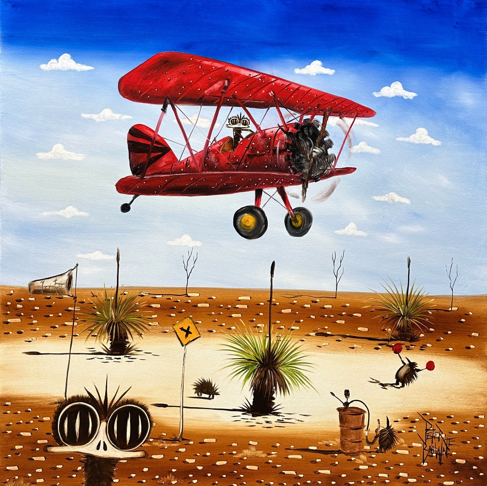Peter Browne | Emus Can Fly | MutualArt