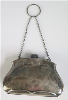 A George V silver purse - J Bailey