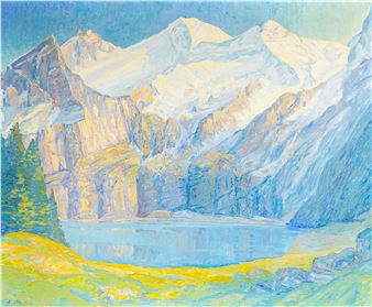 Oeschinensee mit Blüemlisalp - Alphons Müller