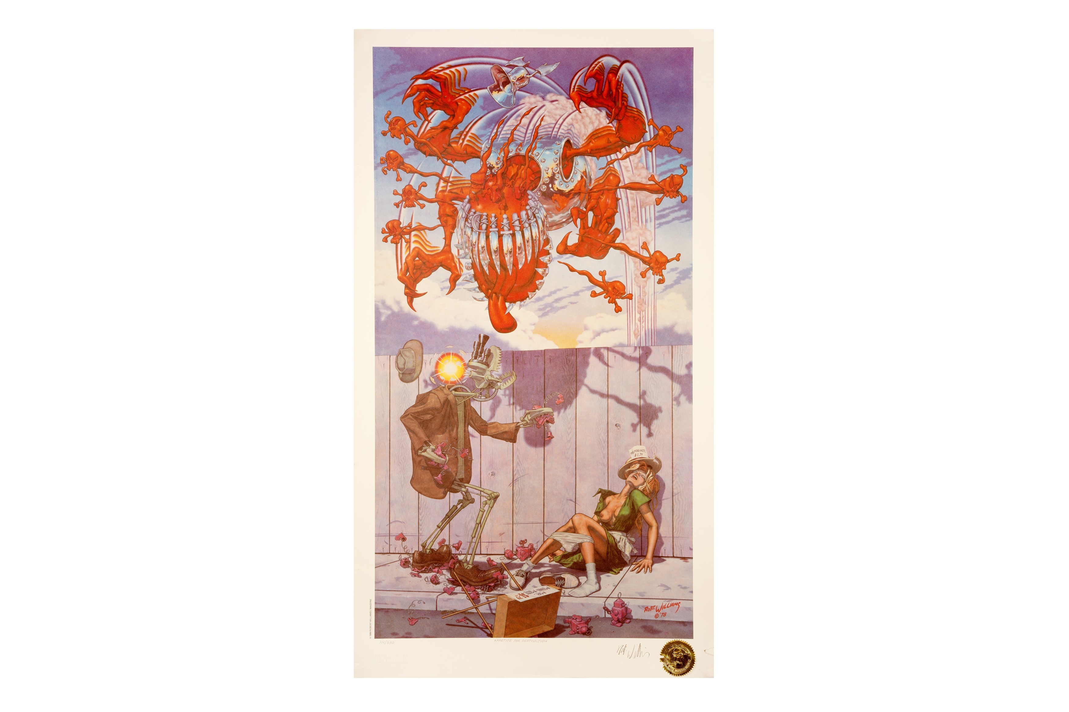 Robert Williams | Limited edition lithograph of the uncensored cover ...