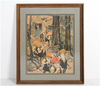 ELIZABETH TYLER WOLCOTT (1892-1952) SNOW WHITE - Elizabeth Tyler Wolcott