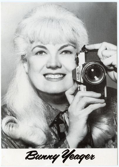 Scarce Original (No Repro.) BUNNY YEAGER Pin Up Postcard