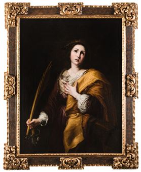 BARTOLOME ESTEBAN MURILLO Seville (1618 / 1682) "Saint Cath - Bartolomé Estebán‏ Murillo