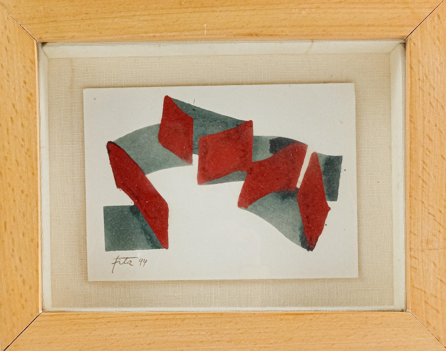 Artwork by Domènec Fita i Molat, Sin título, Made of Aguada sobre papel