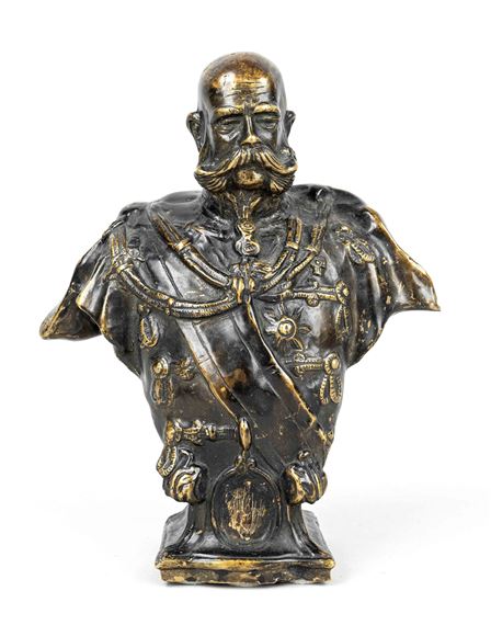 Büste von Kaiser Franz Joseph - Alajos Stróbl