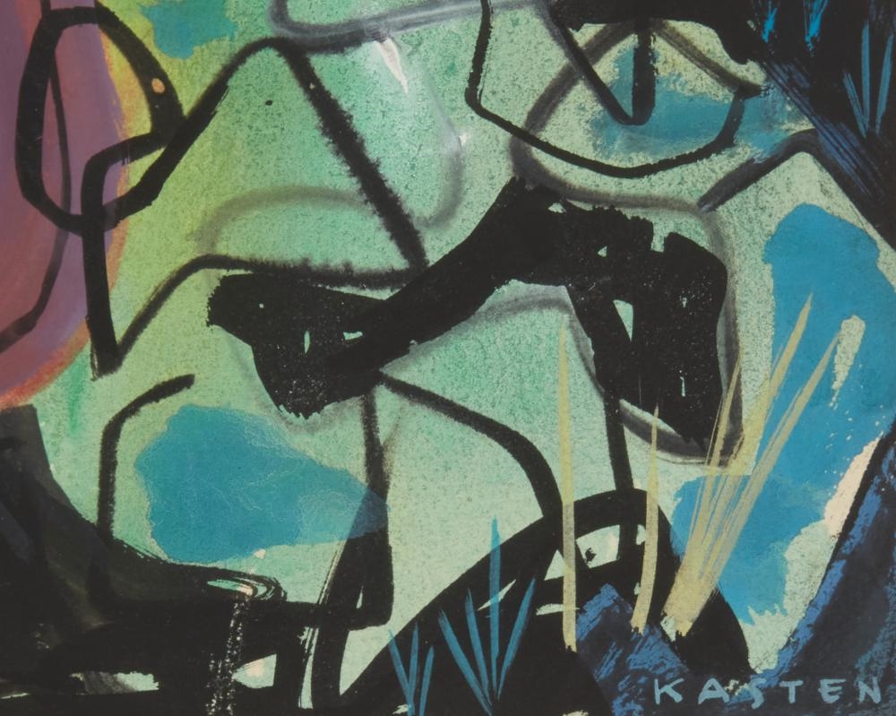 Karl Kasten | Adam and Eve in the Garden of Eden | MutualArt