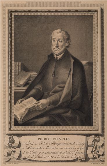 "Pedro Chacón" / "Francisco Jiménez de Cisneros" by Simon Brieva, Fernando Selma, 1753