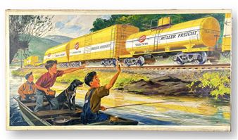 John Gould Original Timken Roller Freight Ad - John Gould