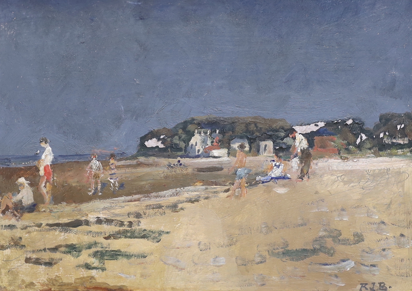 Rodney Joseph Burn | Figures on a beach | MutualArt