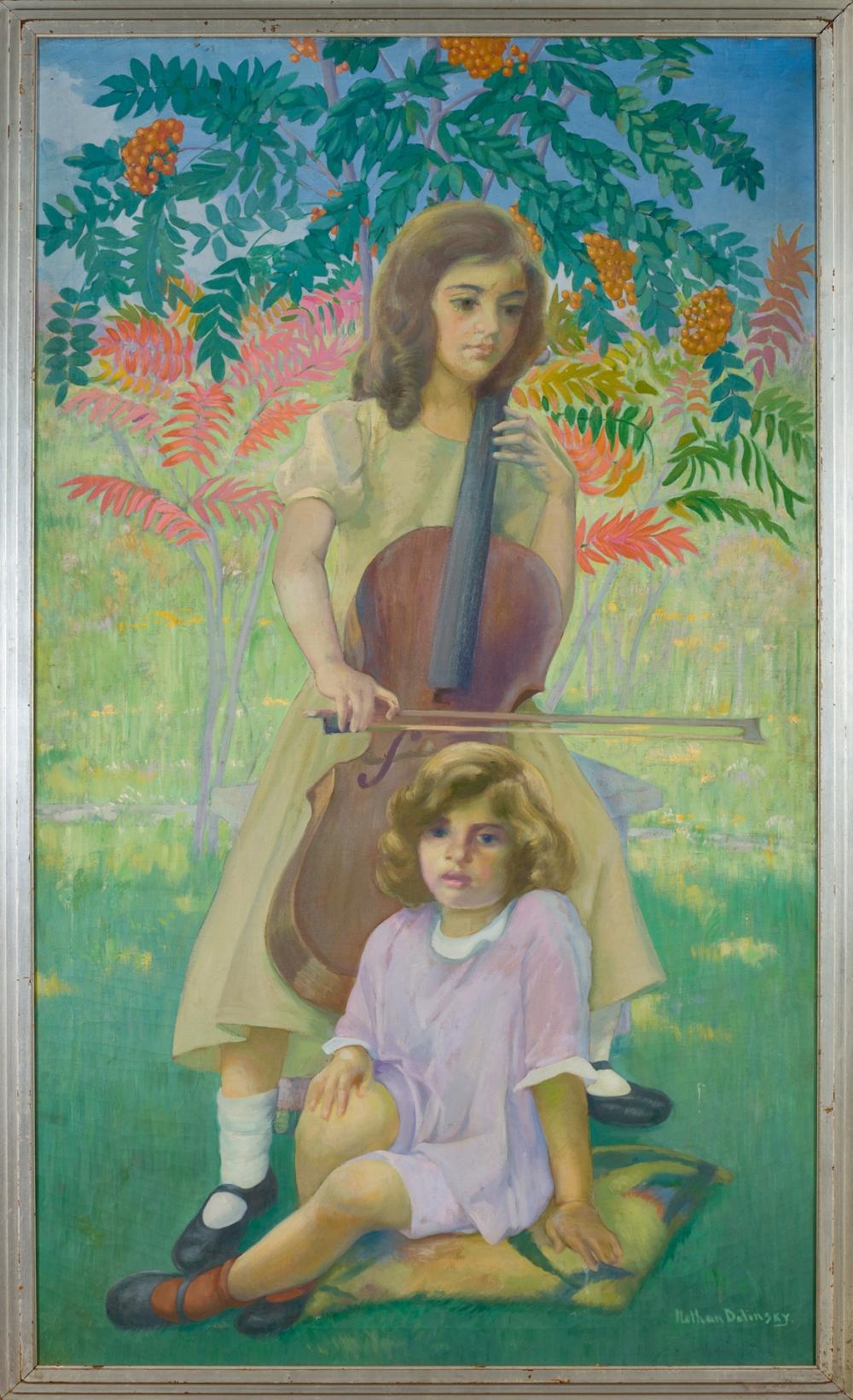 Artwork by Nathan Dolinsky, Lessons, Made of oil on canvas