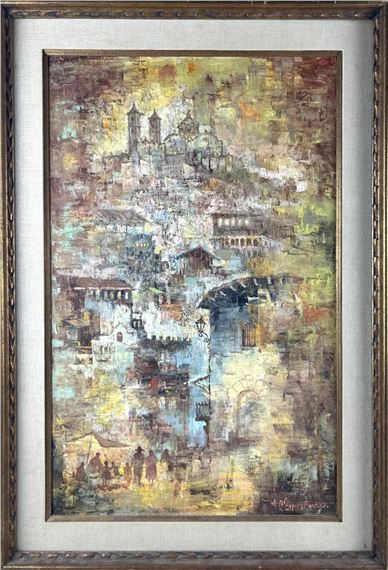 City scene by Antonio Vasquez Parra