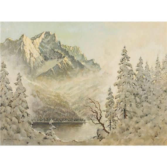 HIENL-MERRE, FRANZ (1869-1943) "Garmisch by Franz Hienl-Merre