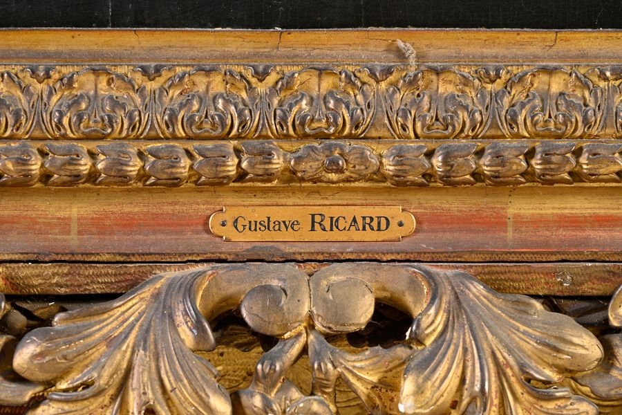 Artwork by Gustave Ricard, Portrait of a Lady of Quality, circa 1870, Made of Oil on panel